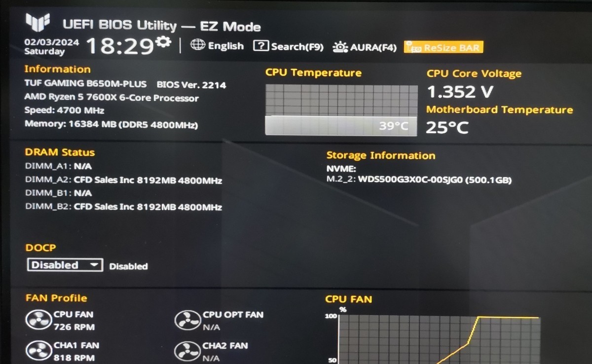 【グラボ無し】自作PC　Ryzen5 7600X　TUF B650M-PLUS　ゲーミングPCのカスタムベース_画像3