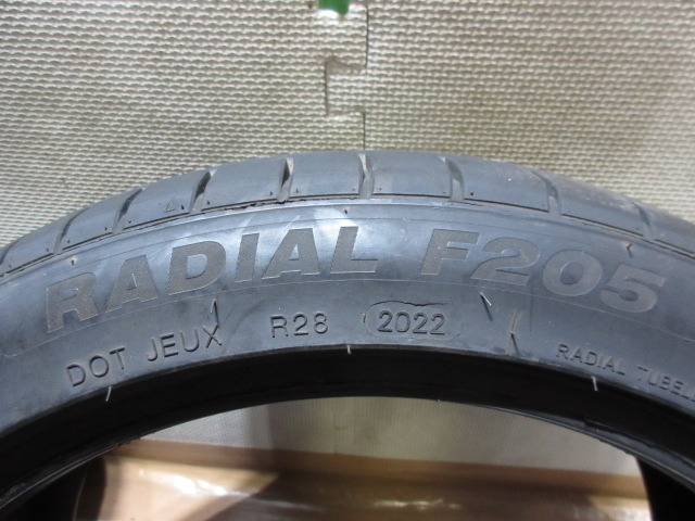 中古タイヤ　205/45R17 ／ 205/45ZR17　MINERVA　RADIAL F205　9分山　2022年式　2本セット_画像5