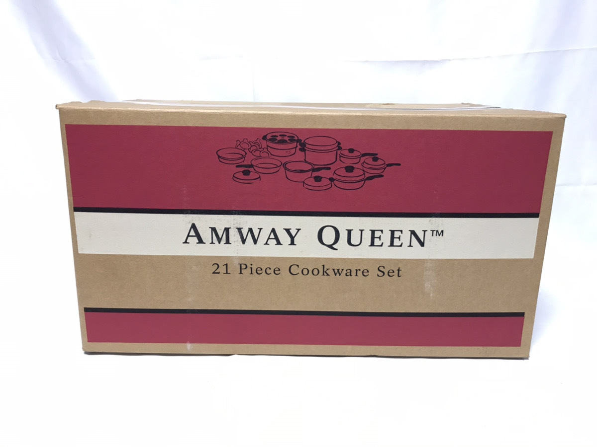 【新品】アムウェイ Amway クィーンクック ウェア 21ピースセット ☆ 現行品 9024744【営業日13時までの決済で当日出荷】