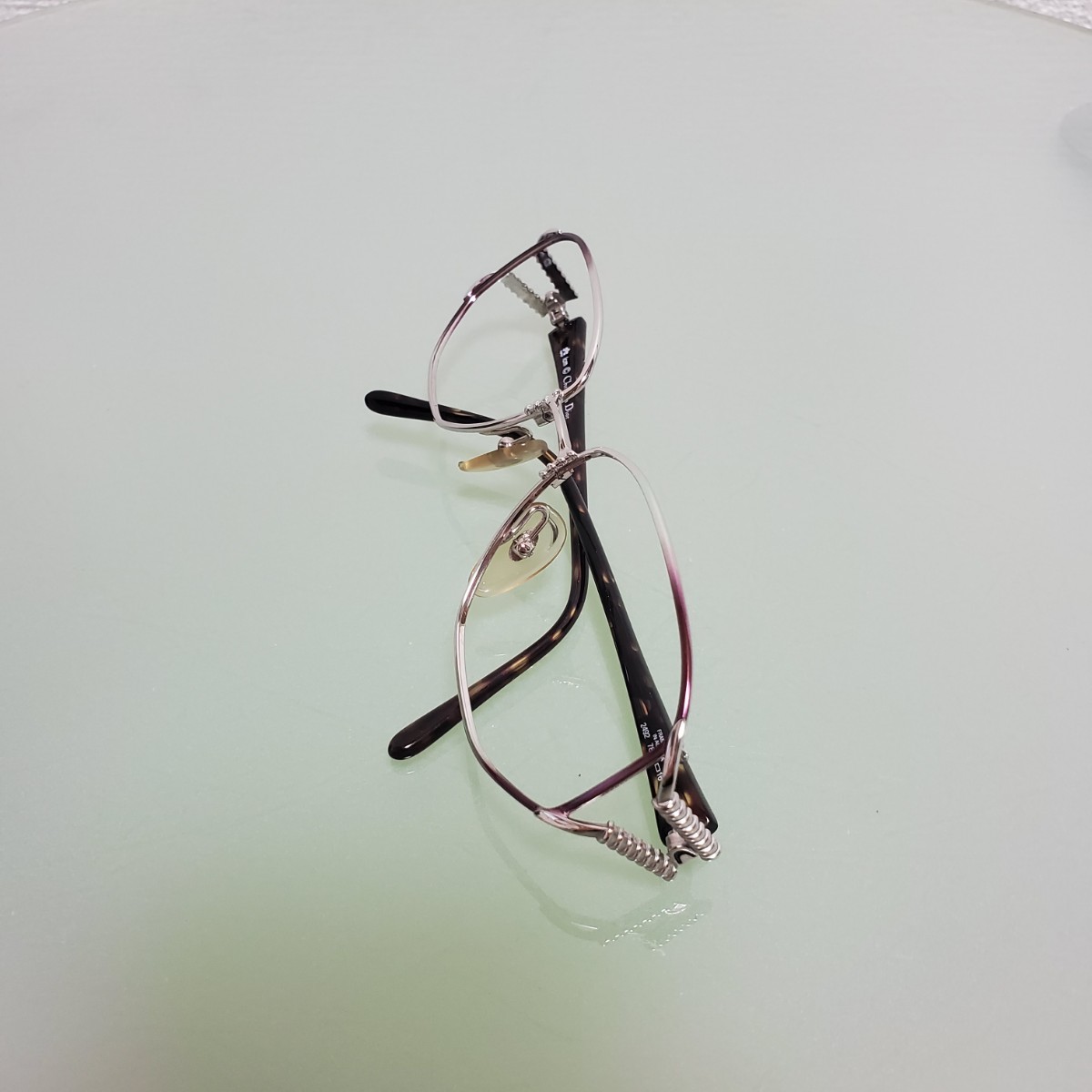 Christian Dior クリスチャンディオール サングラス 2492 レンズなし CD 高級 アイウェア メガネ 眼鏡_画像9
