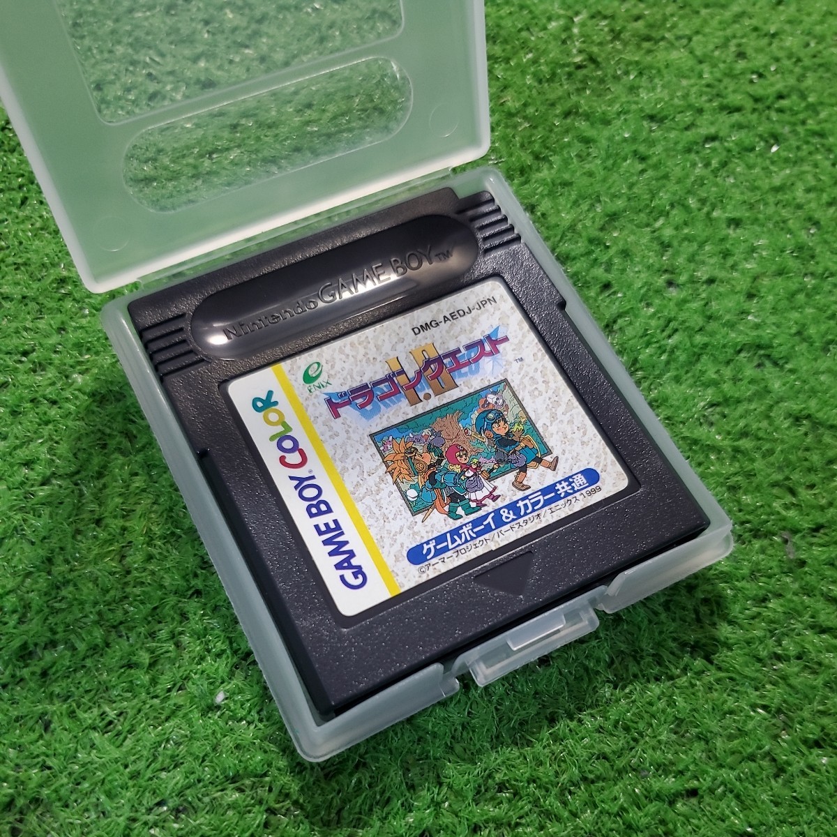 Nintendo GAMEBOY ゲームボーイ DRAGON QUEST I.II ドラゴンクエスト 1.2 動作確認済み 箱説あり 箱 説明書 希少品 ゲームボーイカラー_画像3