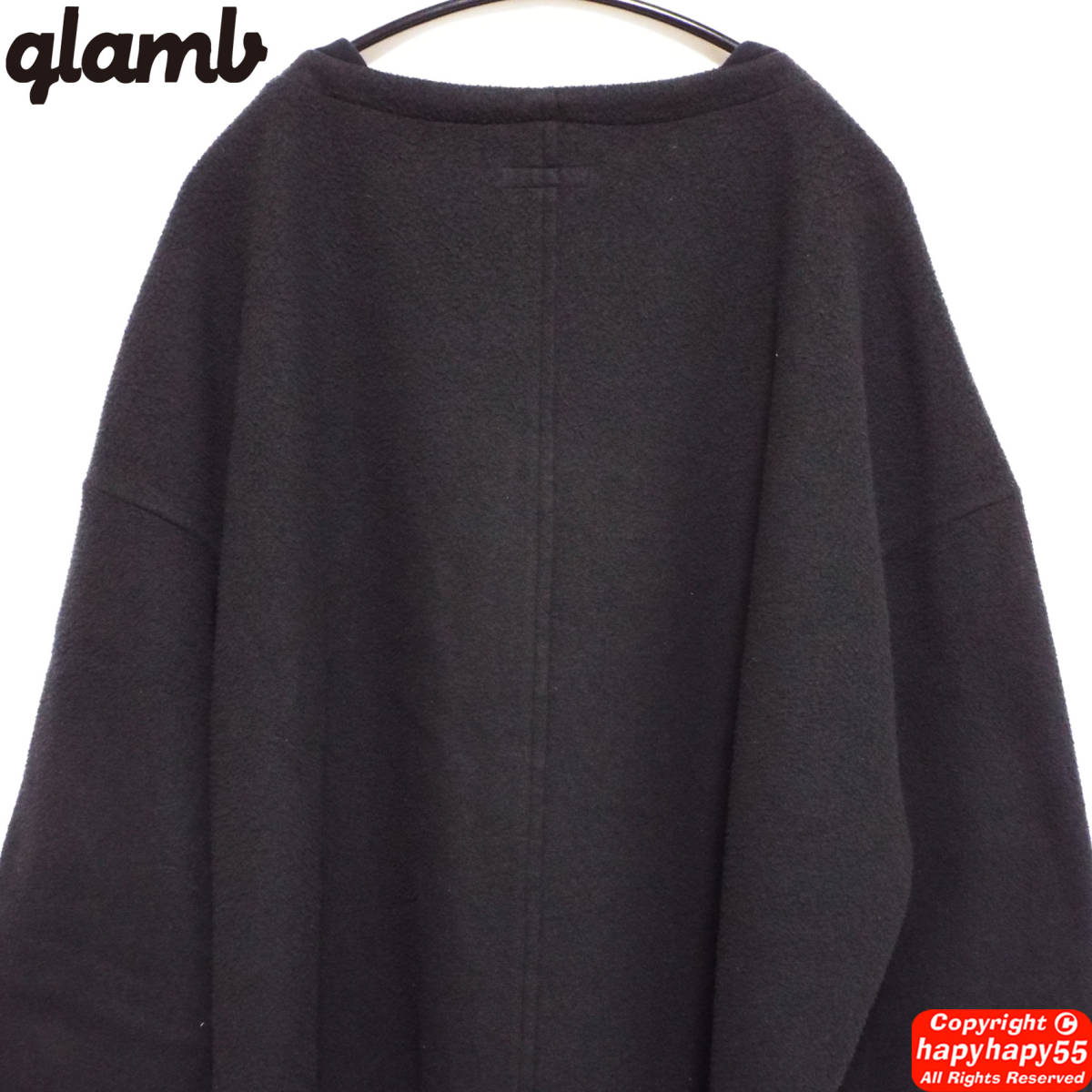 完売■glamb フェイクレイヤード フリースカットソー◆再構築 ビッグシルエット Yohji Yamamoto ヨウジヤマモト GroundY S'YTE Y-3 for men_画像5