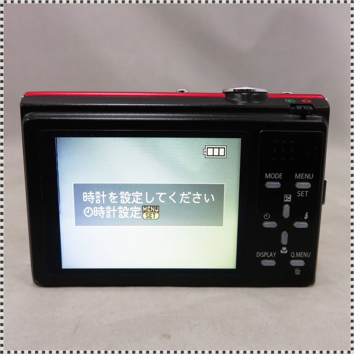 パナソニック LUMIX DMC-FP8 レッド 充電器/箱付 Panasonic HA022008_画像6