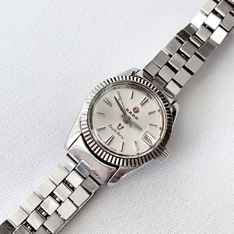 【稼動品】RADO Purple Horse レディース腕時計 手巻き RADO PURPLE HORSE レディース自動巻/手巻き 稼動品|Yahoo