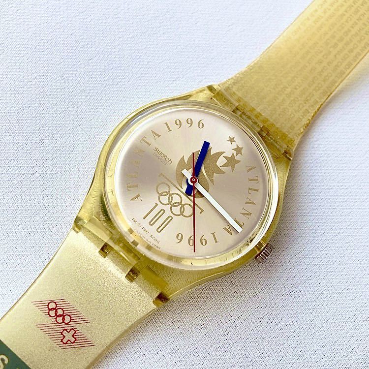 Swatch スウォッチ1996アトランタオリンピック記念モデル　稼動品_画像1