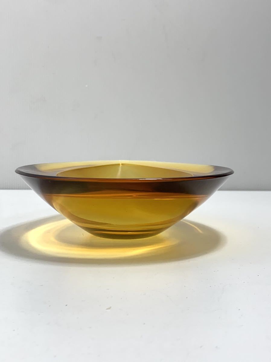 佐々木硝子 SASAKI GLASS 竹内伝治 デザイン アシュトレイ トレー 灰皿 小物入れ レトロ ヴィンテージ グッドデザイン賞受賞　_画像3