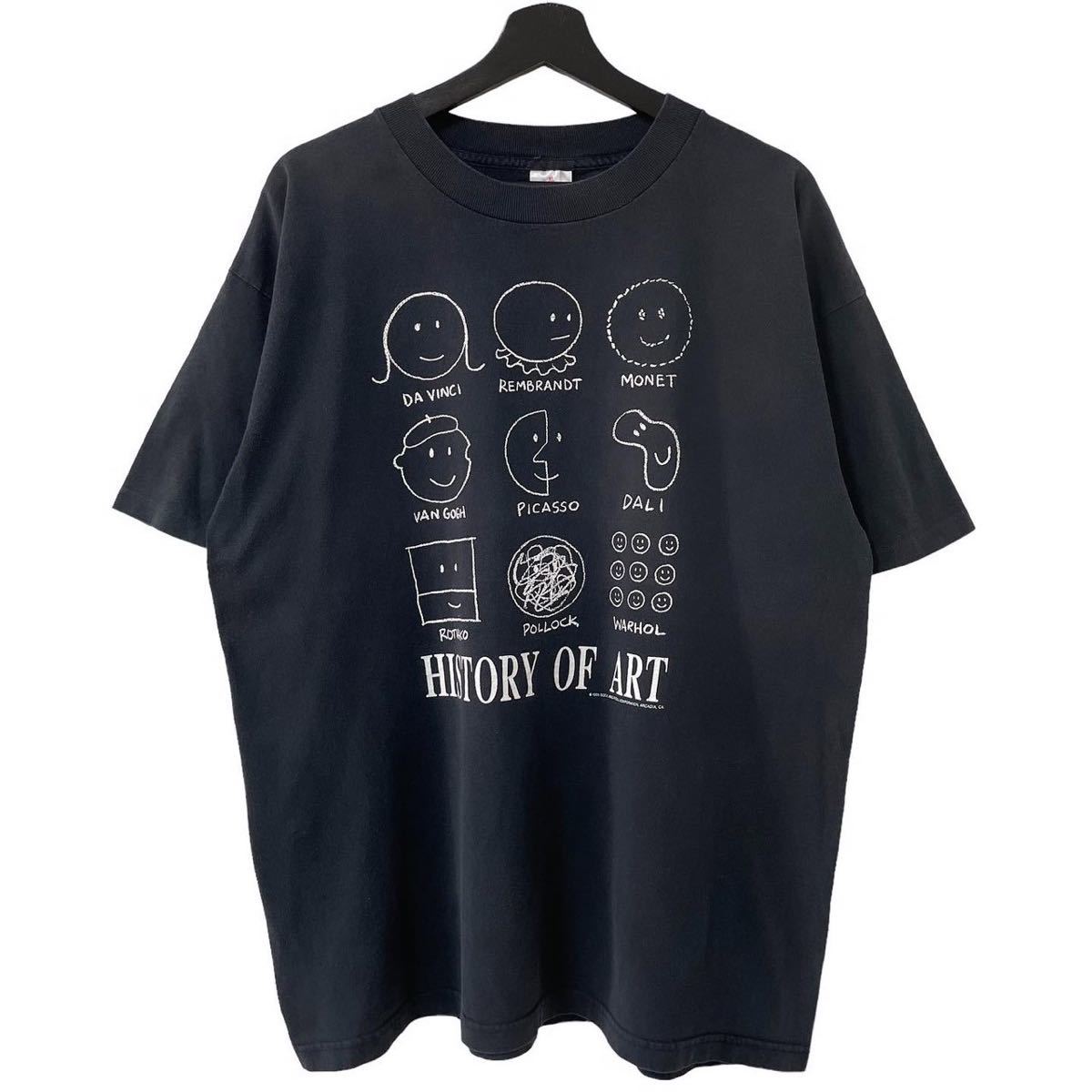 ■激レア■90s USA製 HISTORY OF ART MoMA 公式グッズ 元ネタ アート Tシャツ XL ビンテージ
