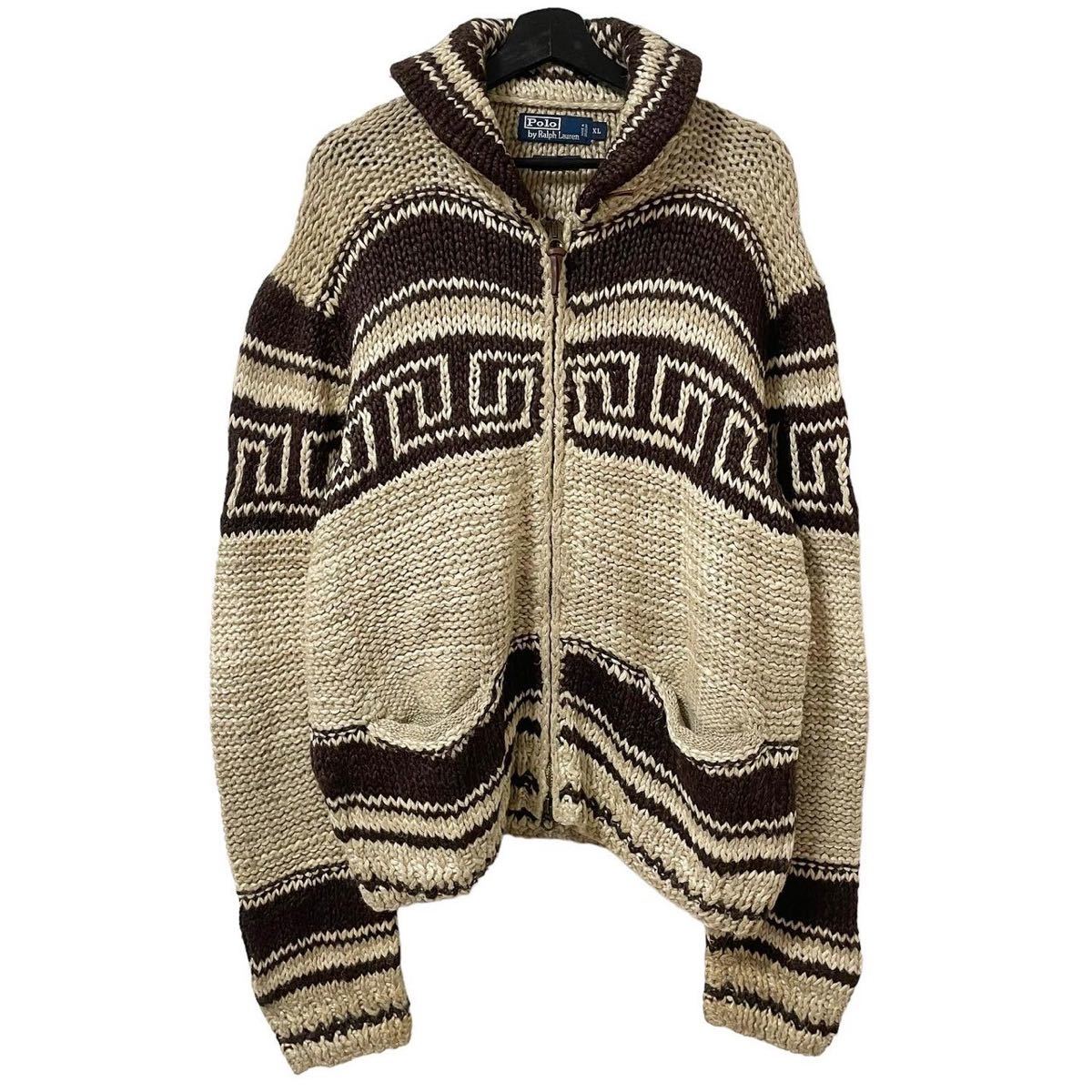 □激レア□90s RALPH LAUREN ハンドニット カウチン セーター □激レア□90s RALPH LAUREN ハンドニット カウチン セーター