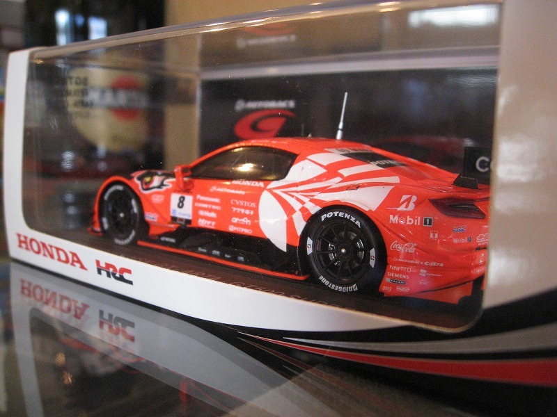 SGT053 スパーク 1/43 ARTA MUGEN NSX-GT #8 ARTA GT500 SUPER GT 2023 - Tomoki Nojiri - Toshiki Oyu_画像6