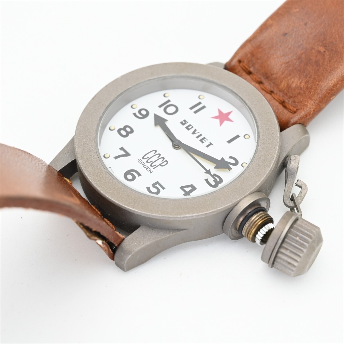 希少 GRUEN/SOVIET○CCCP 2重リューズ ミリタリー ロシア製 希少 GRUEN/SOVIET○CCCP 2重リューズ ミリタリー ロシア製