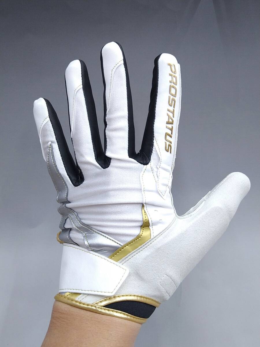 * limitation color * embroidery free * Z * Pro stay tas*..* for catcher * gloves * white × silver * left hand *M(24-25cm)*BG23022 inspection Mizuno Pro. glove 