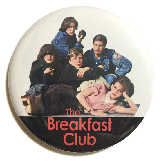 デカ缶バッジ 58mm The Breakfast Club ブレックファストクラブ 1985 悪魔のいけにえ２の画像1