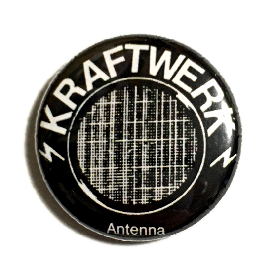 25mm 缶バッジ KRAFTWERK Antenna クラフトワーク ジャーマンテクノ Techno 電子音楽 New Wave Post Punk_画像1