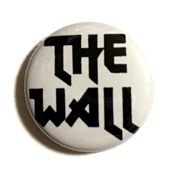 25mm 缶バッジ The Wall UK Punk Power pop Crass パンク パワーポップ Small Wonder records_画像1