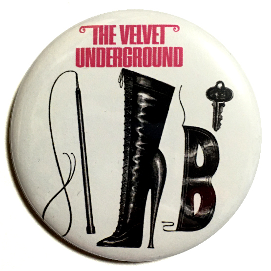 デカ缶バッジ The Velvet Underground SM ヴェルヴェットアンダーグランド Lou Reed Andy Warhol ルーリード アンディウォーホル_画像1