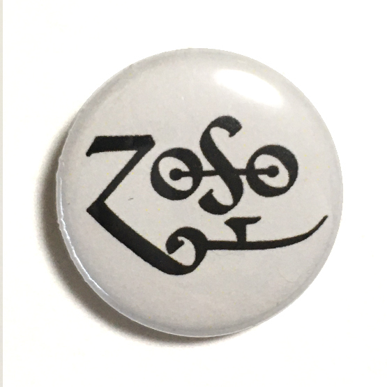 25mm 缶バッジ 4個セット LED ZEPPELIN レッド・ツェッペリン IV ZOSO Jimmy Page ジミーペイジ_画像3