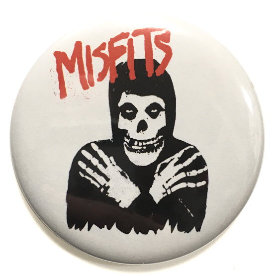 デカ缶バッジ 58mm MISFITS ミスフィッツ Crimson Ghost クリムゾン・ゴーストの画像1