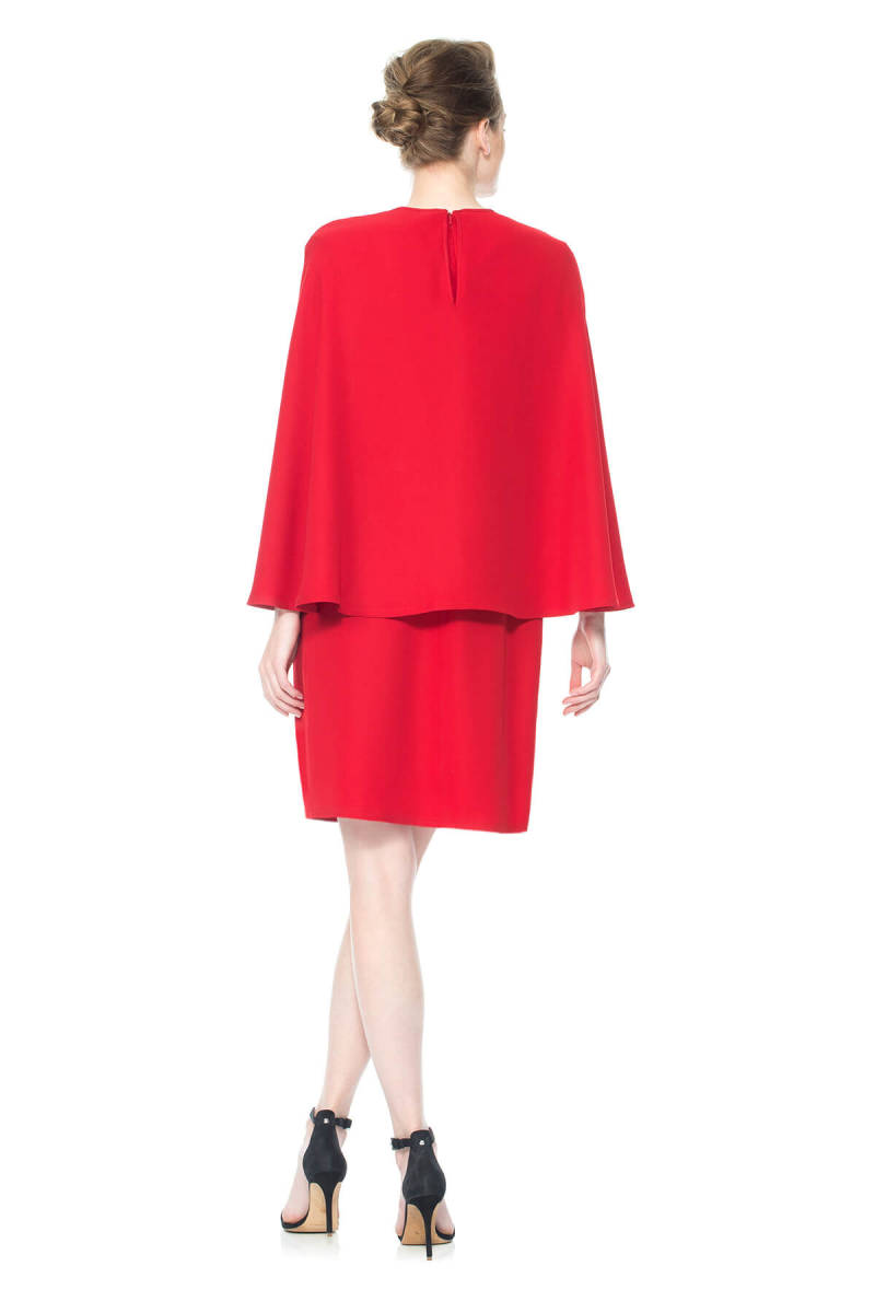 TADASHI SHOJI　タダシショージ　RED　ワンピース　「２ 」/ ９号程度_画像2