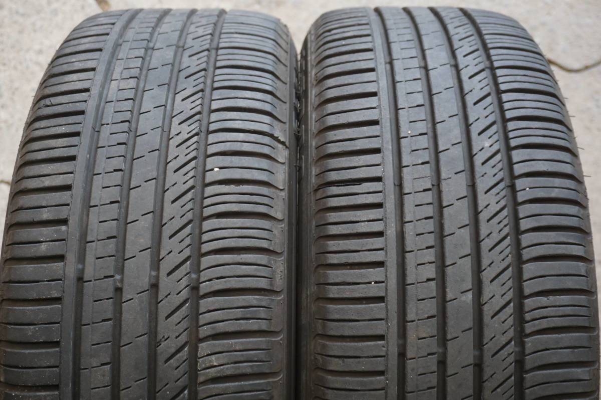 深溝８分～ SF5000 215/55R17 スバル純正 7J +48 PCD100 レガシィ アウトバック ランカスター フォレスター 車検 ノーマル戻し等*435n_画像2