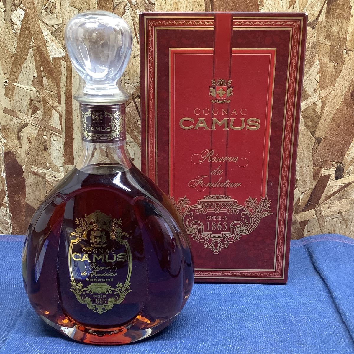 送料無料【Mけ961】CAMUS カミュ リザーブ ド フォンダール 送料無料【Mけ961】CAMUS カミュ リザーブ ド フォンダール
