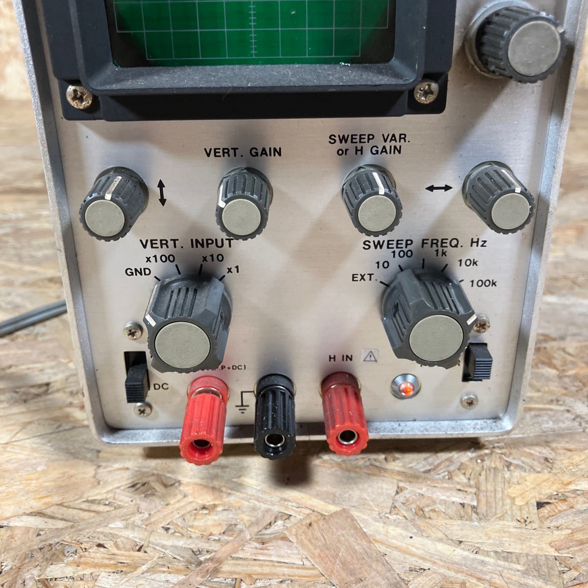 1円〜/LEADER/リーダー電子/OSCILLOSCOPE/オシロスコープ/LBO-310A/通電確認済/中古/現状品_画像3