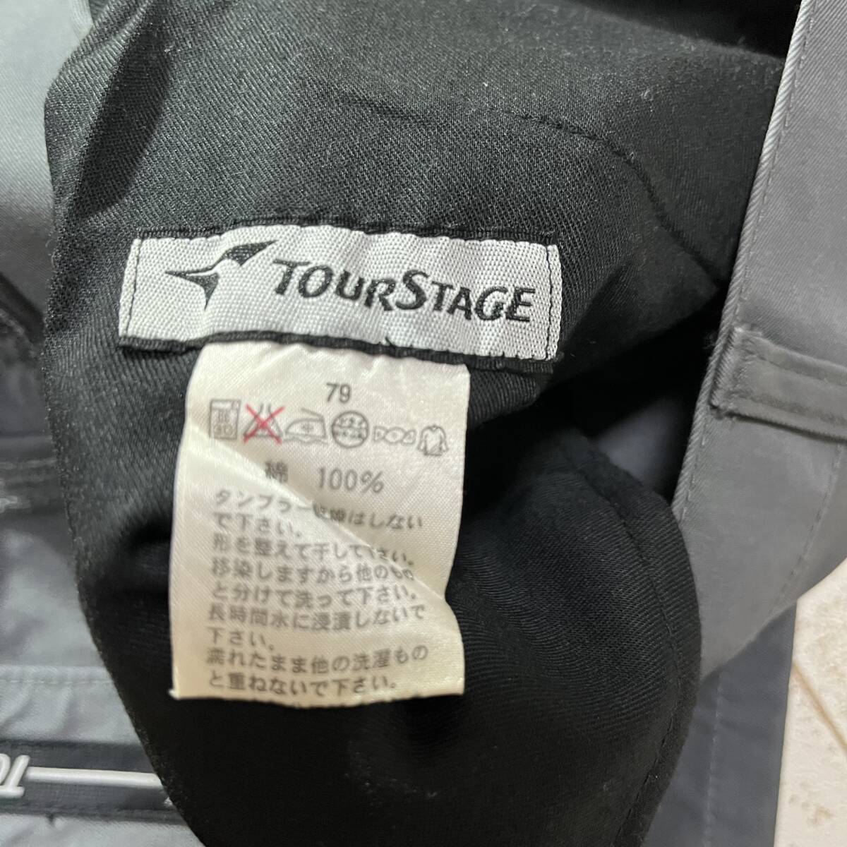 【TOURSTAGE】ツアーステージ ゴルフパンツ チャコールグレー 79cm_画像10