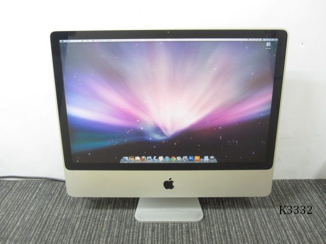 K3332L Apple アップル iMac A1225 通電OK ジャンクの画像1