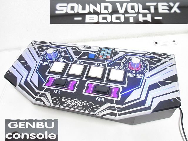 S2899M SOUND VOLTEX BOOTH GENBU ゲーム用コントローラー 通電のみ確認_画像1