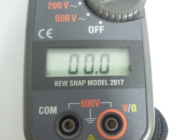 B6238S KYORITSU デジタルクランプメーター KEW SNAP MODEL 2017 通電確認_画像3