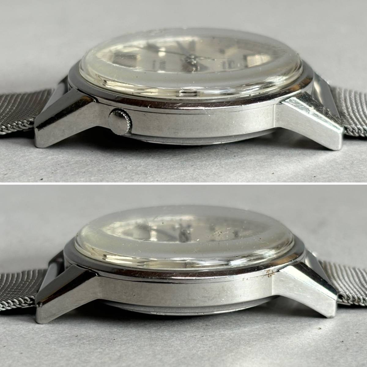 YM20 稼動品 SEIKO Seikomatic セイコーマチック Self Dater セルフデーター 39石 腕時計 自動巻 WATER PROOF(検)STAINLESS STEEL_画像6