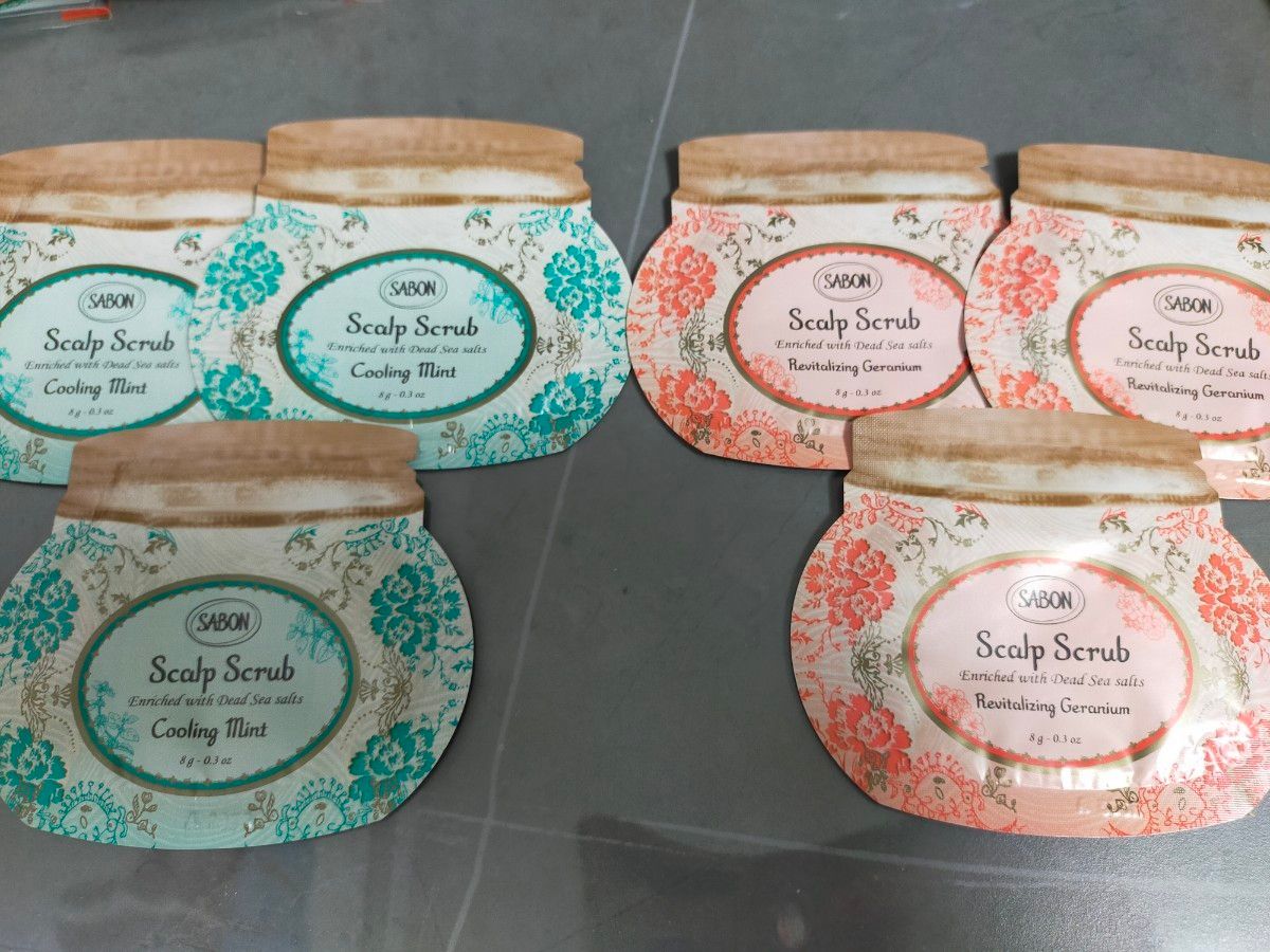 SABON サボン ヘッドスクラブ サンプル7包