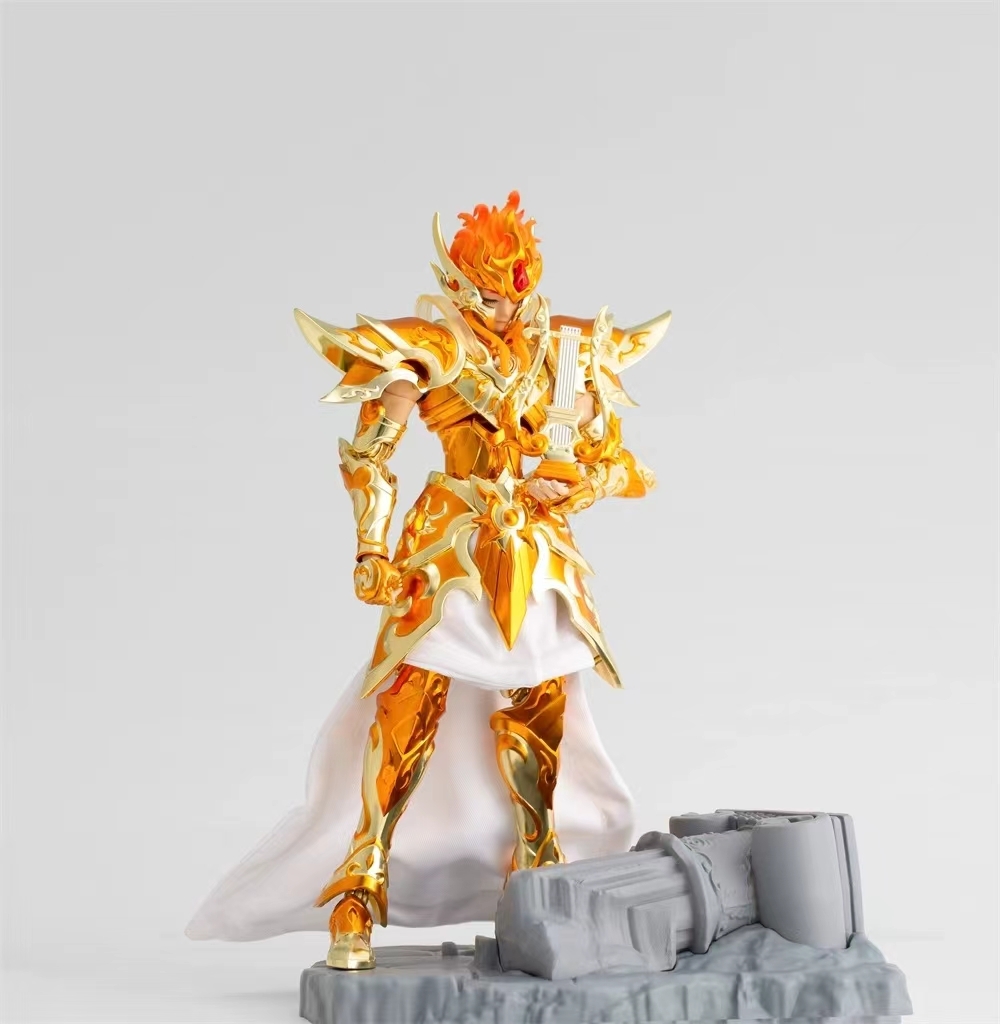 【TP限定】Toyp-Starshine Edition 太陽神 アポロン (鏡面仕上げ、艶出し）合金ABS製可動フィギュア神黄金聖衣/ノーブランド品の画像6