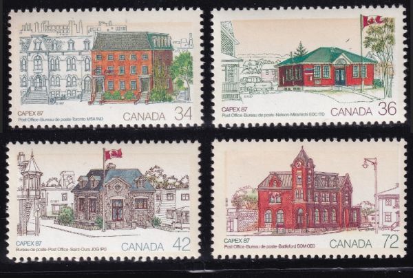 ca182 カナダ 1987 郵便局 #1122-5_画像1