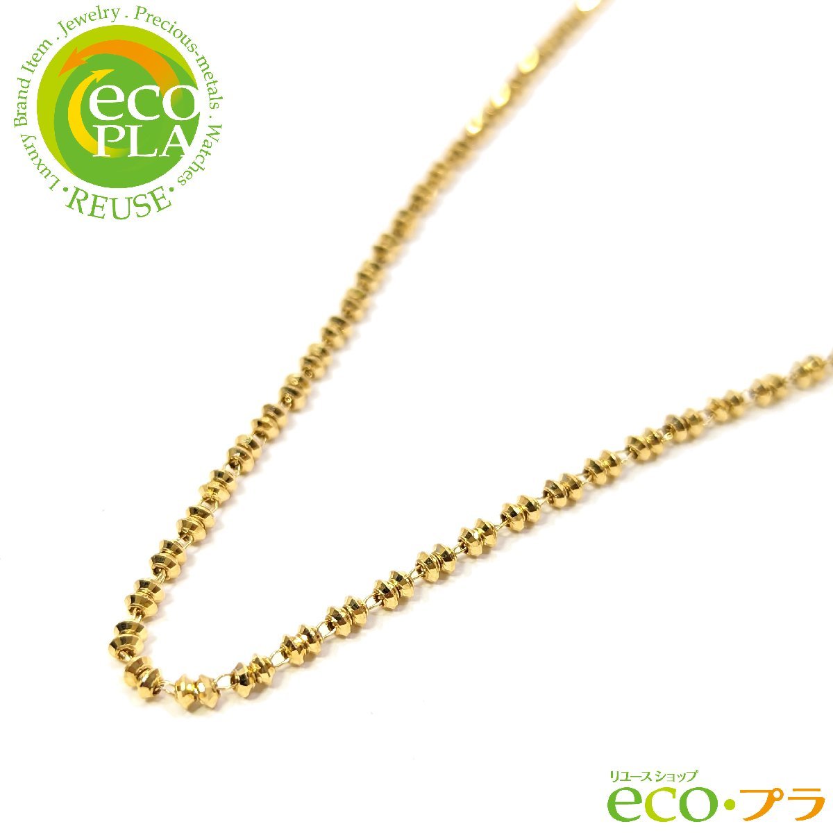 定番のお歳暮&冬ギフトの商品をすべ 18金 太さ2mm 80cm ネックレス ロング K18 ジュエリー イエローゴールド チェーン デザイン ノーブランド 10.1g イエローゴールド