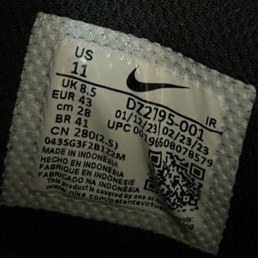 Nike Nylon Classic Cortez US11 28cm ナイキ ナイロン クラシック コルテッツ 国内正規 ブラック OG 黒タグ スニーカー ホワイト_画像4