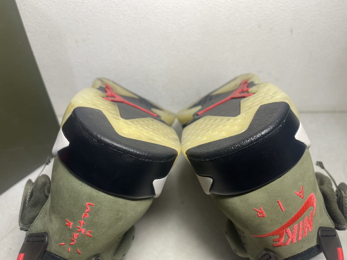 NIKE×TRAVIS SCOTT AIR JORDAN 6 RETRO SP トラビススコット エア ジョーダン 6 レトロ 国内正規 US9.5 USED 美品 CN1084-200_画像5