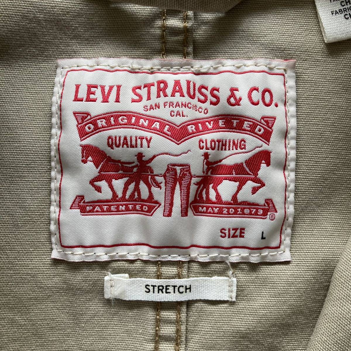 Levi's リーバイス コットン ストレッチ カバーオール ジャケット L_画像6