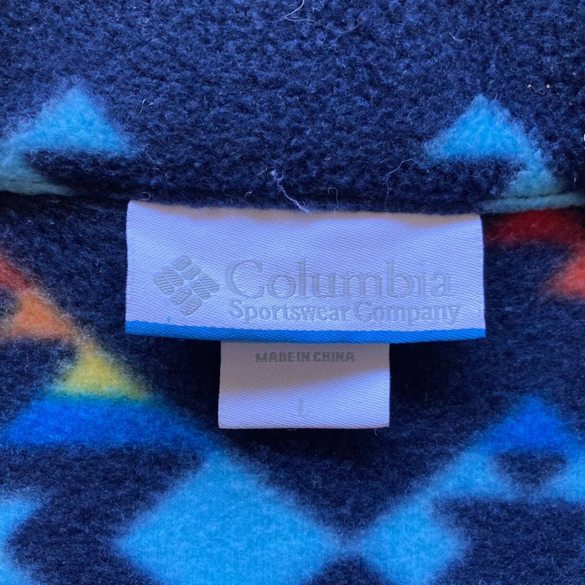 Columbia コロンビア ネイティブ柄 フリースジャケット Lの画像5