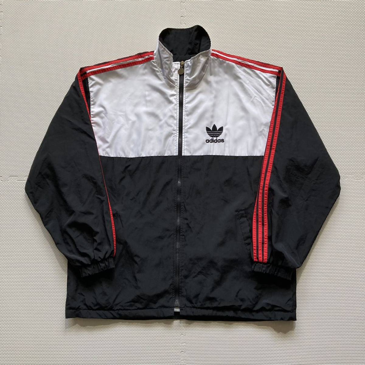 90s Adidas アディダス ビッグトレフォイル ジャケット ジャンパー