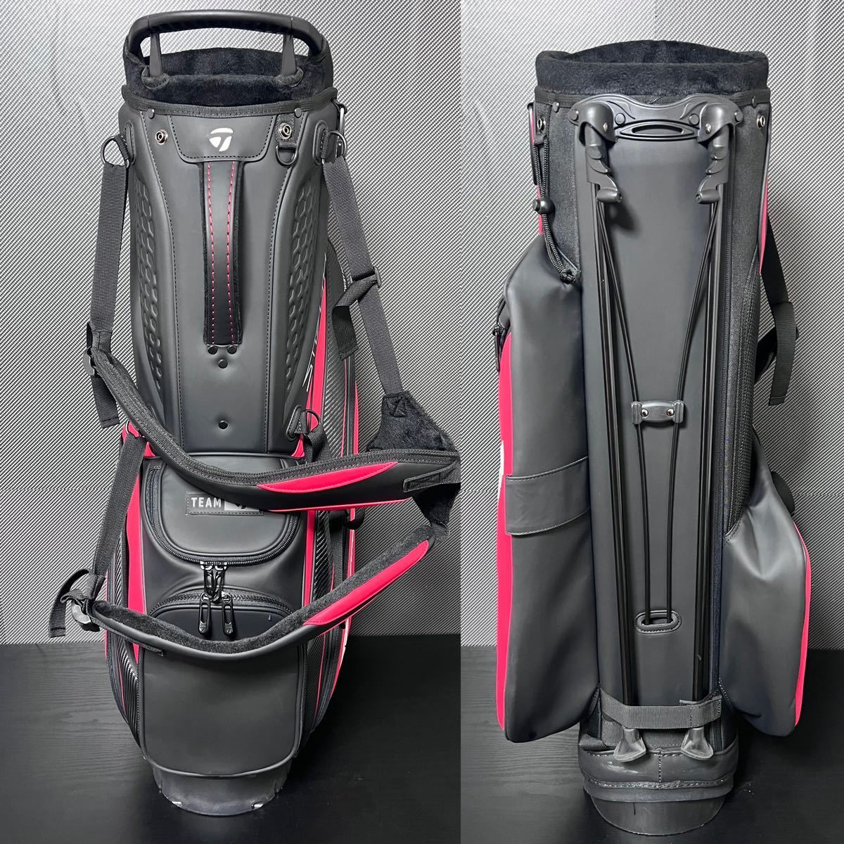 TaylorMade STEALTH スタンド キャディバッグ 本格 人気 テーラーメイド stealth ゴルフ バッグ 人気 taylormade ステルス_画像3