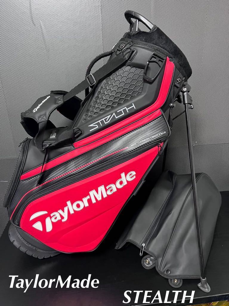 TaylorMade STEALTH スタンド キャディバッグ 本格 人気 テーラーメイド stealth ゴルフ バッグ 人気 taylormade ステルス_画像1