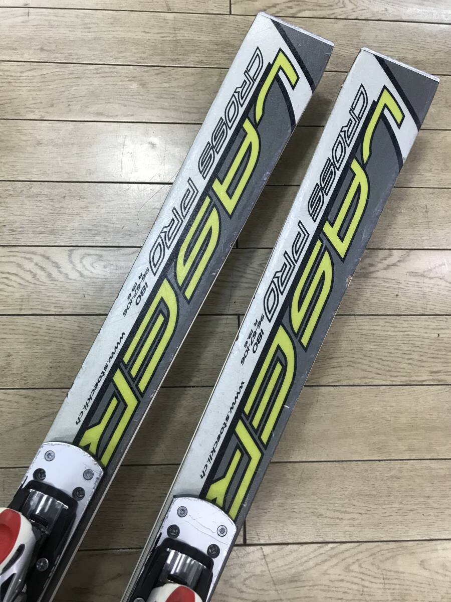 ☆★☆2024クリアランスセール! STOCKLI LASER CROSSPRO 180 ｃｍ /BIND MARKER C0MP14.0　VISTプレート付き/程度良好品！_画像5