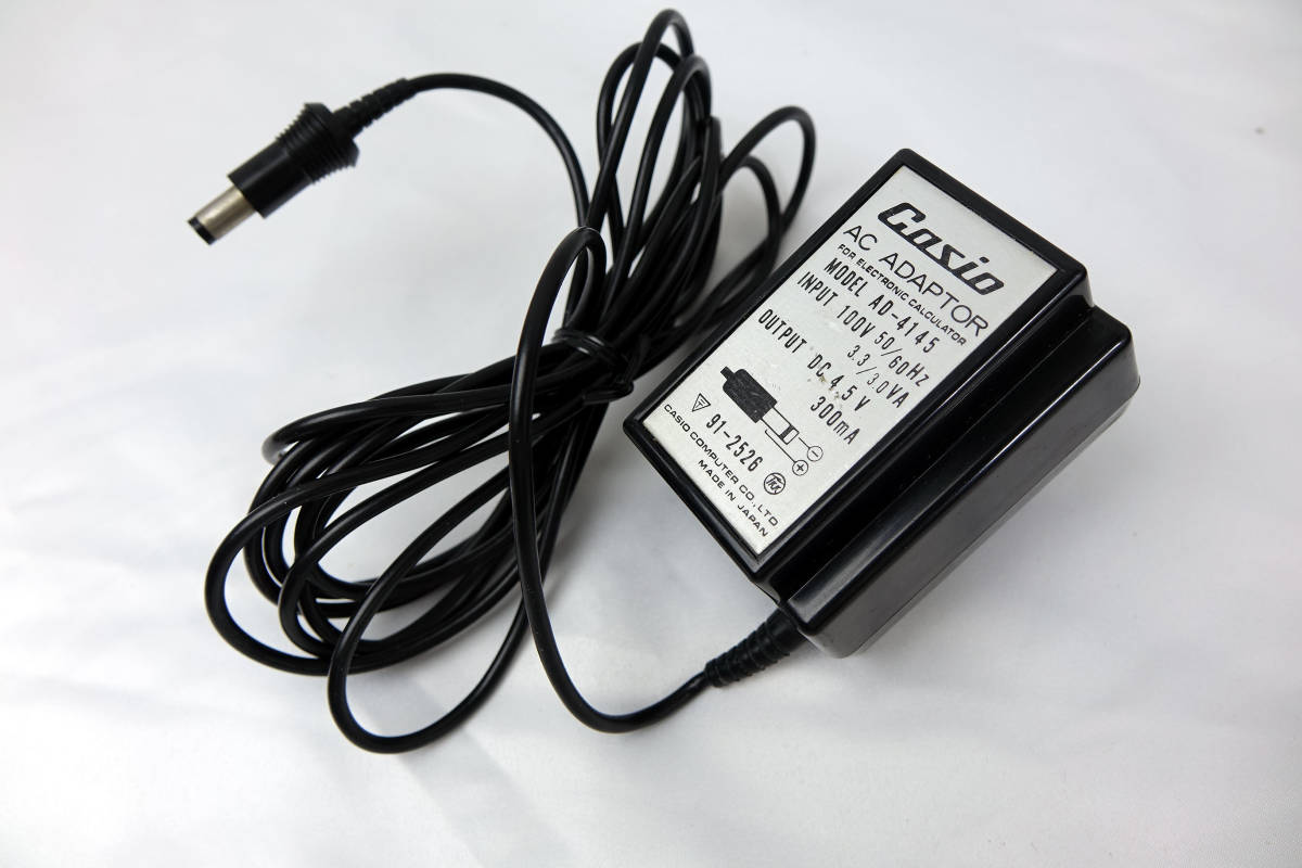 Casio AD-4145 AC adaptor 4.5V300mA postage included prompt decision 