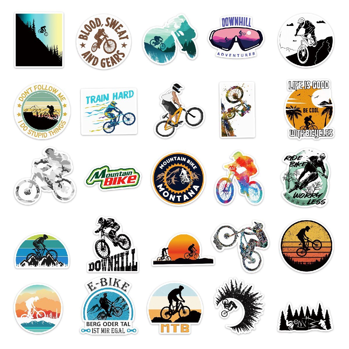【ステッカー】全50枚・自転車 マウンテンバイク オフロード クロスバイク チャリンコ MTB ジャイアント ルイガノ（送料無料！）②_画像5