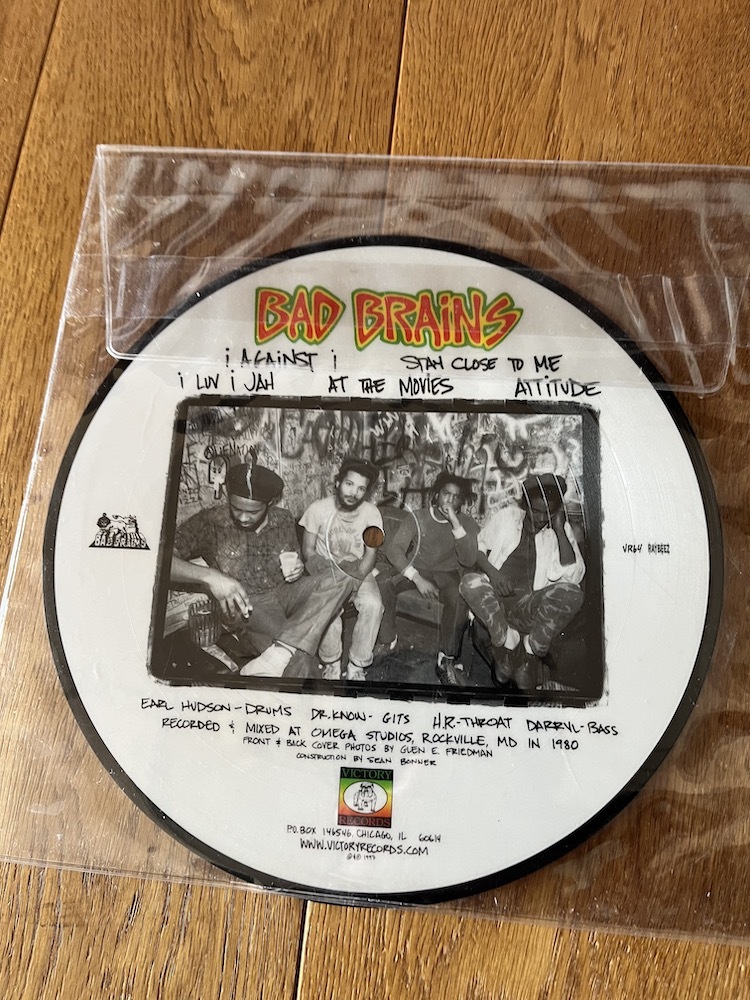 Bad Brains バッドブレインズ Omega Sessions 限定9インチピクチャーディスクの画像2