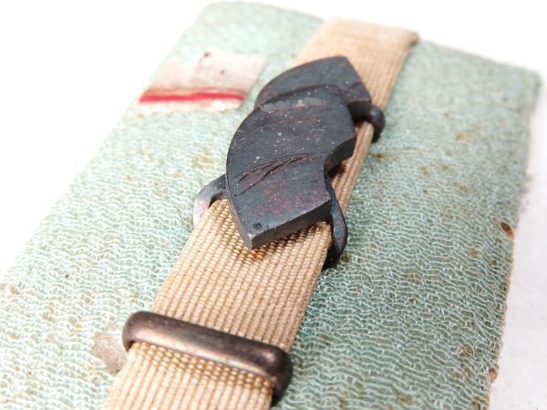 【6360】和装小物　大正～昭和　オリジナル　銅製　扇　帯留（初品・買取品）_画像5