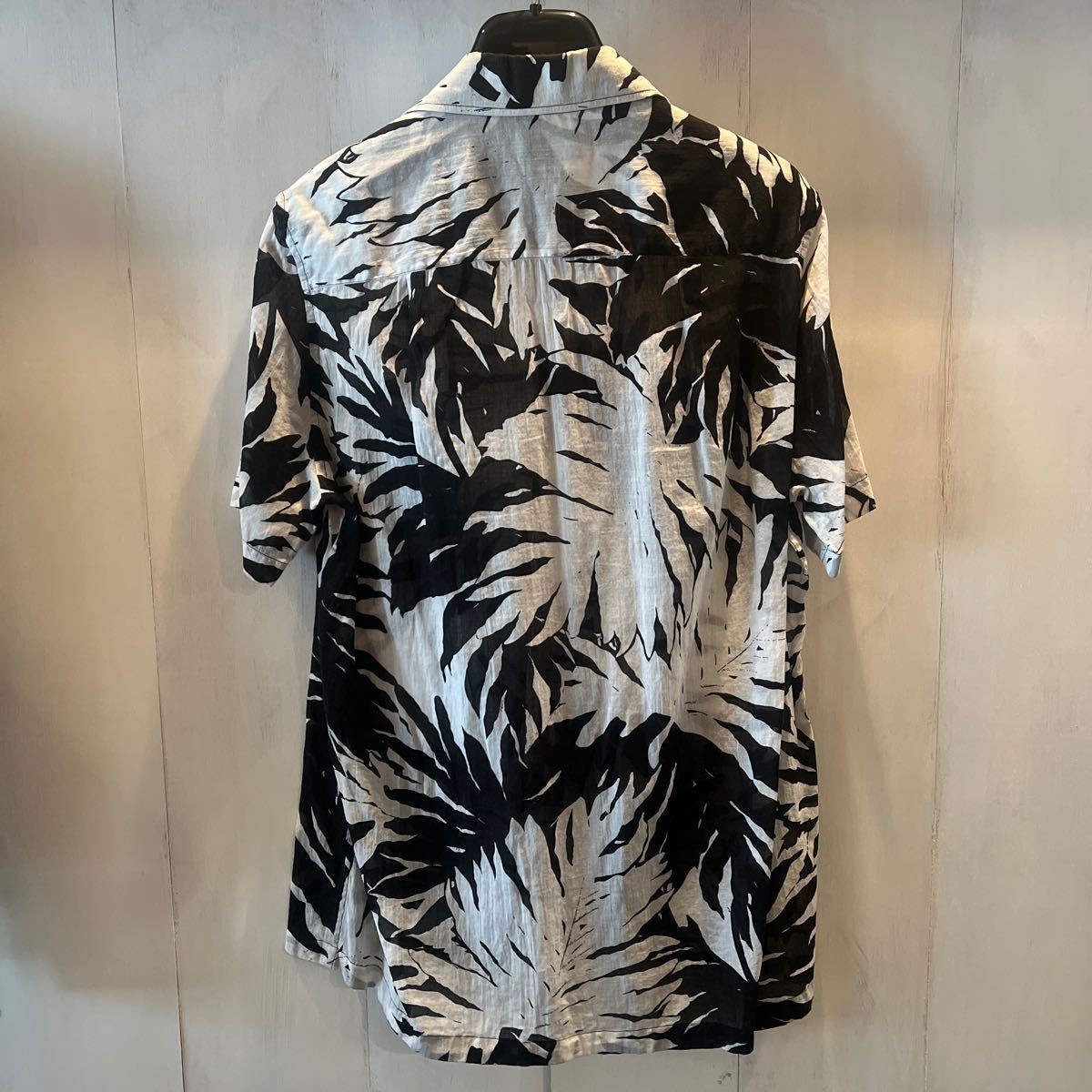 16SS SAINT LAURENT PARIS Hedi Slimane aloha shirt size 36 cotton 100% Eddie abrasion man Surf sound sun rolan Paris ke ring 