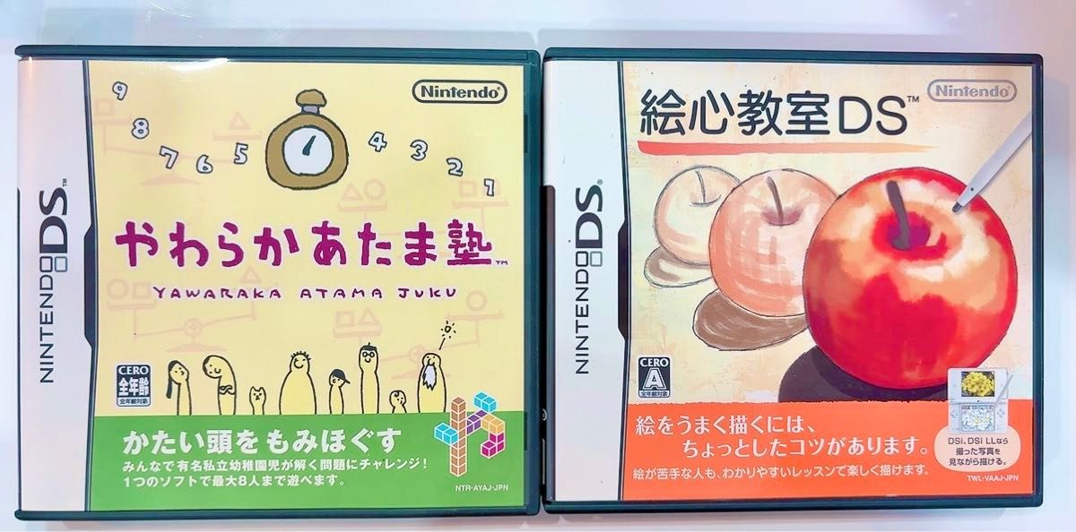 Nintendo DS ニンテンドー絵心教室DS やわらかあたま塾DS ニンテンドーDS やわらかあたま塾 