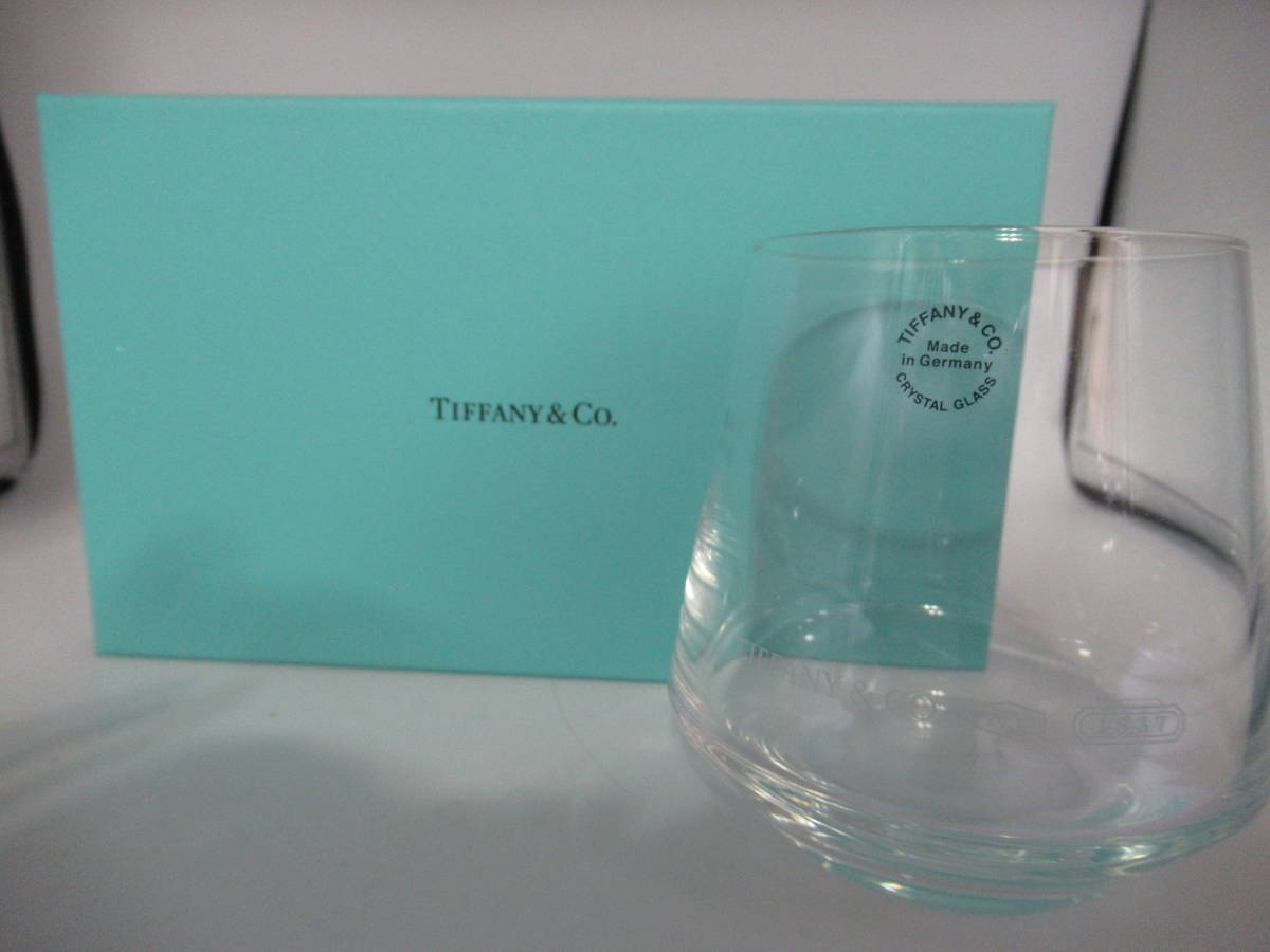 68316 未使用 保管品 ティファニー Tiffany & Co. 1837 タンブラーセット ドイツ製クリスタルグラス _画像2