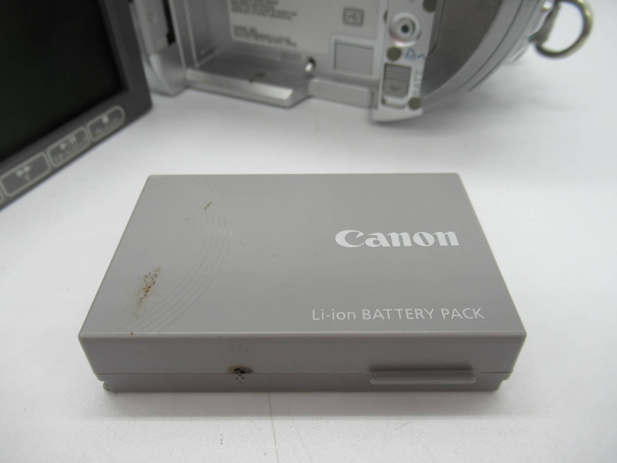 68446 secondhand goods CANON Canon iVIS DC50 DVD video camera Canon battery BP-214 attached case attaching 